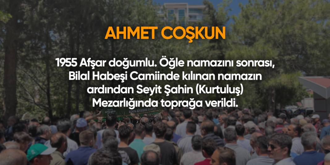 Konya'da bugün vefat edenler | 4 Mart 2025 6